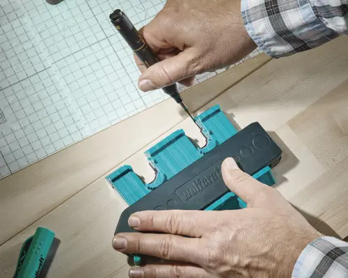 Wolfcraft vergrendelbaar profielkopieerapparaat