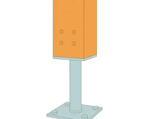 Simpson Strong-tie kolomvoet PBH