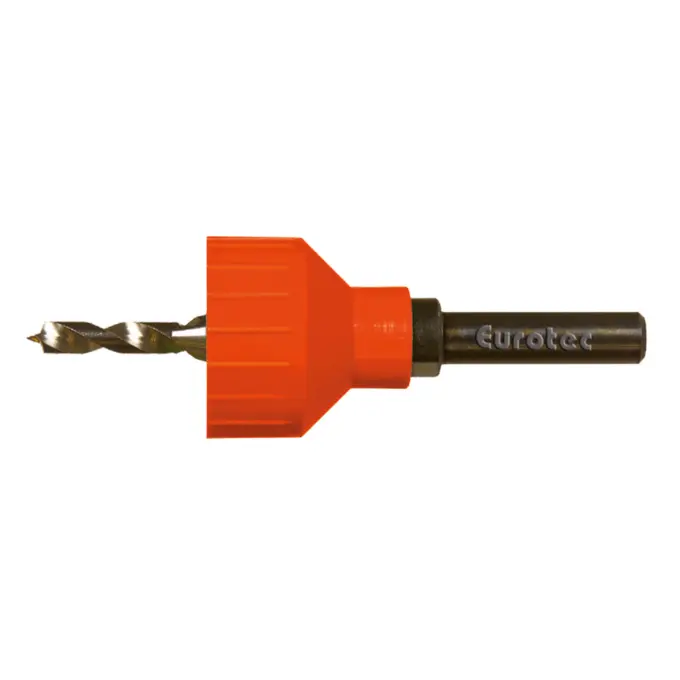 Eurotec Drill-Stop verzinkboor met stopring