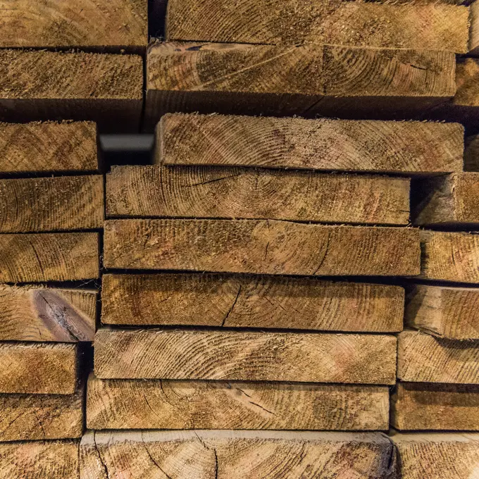 Platowood vuren FSC® ongeschaafd