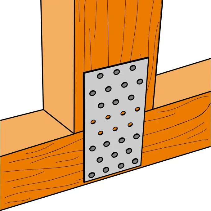 Simpson Strong-Tie nagelplaat NP