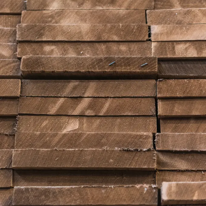 Ayous FSC® Thermo brut hout ongeschaafd