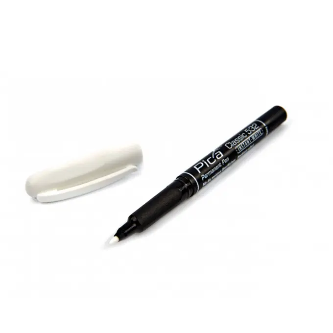 Pica Permanent Pen wit