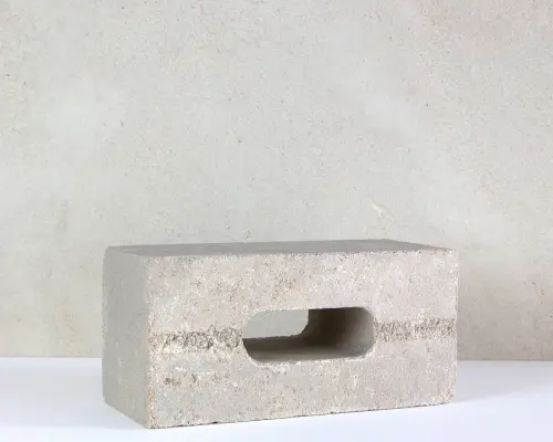 Léém geperste, gestabiliseerde leemsteen 